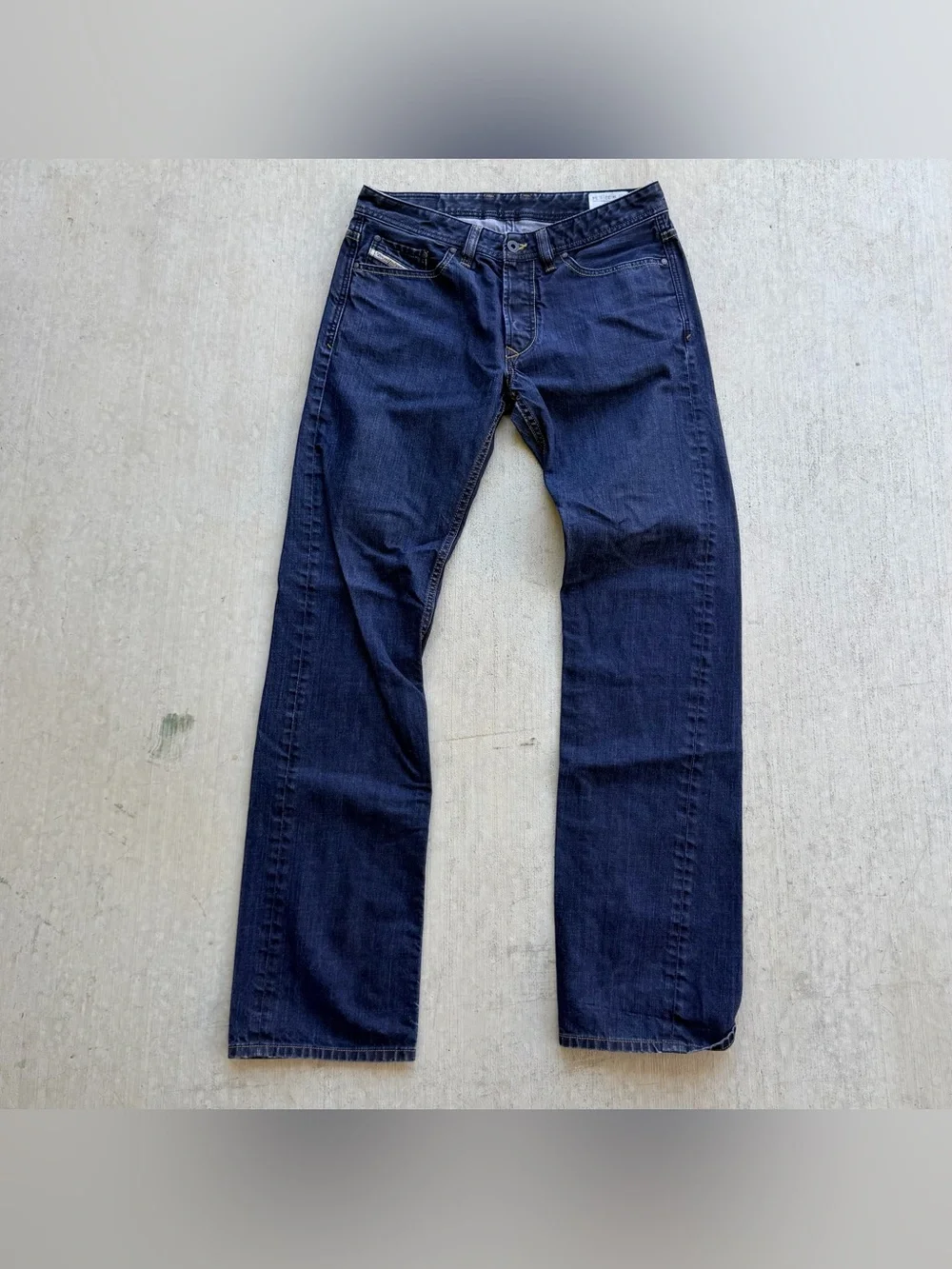 Diesel Viker Jeans Men Size 32x34 Straight Fit Made In Italy Wash 0089Z